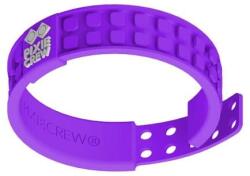 PIXIE CREW Brățară din silicon violet cu pixeli Hello Kitty + Plastilină inteligentă ca (OLP1009PXX-08-14)