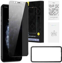 Apple Baseus iPhone XS Max/11 Pro Max Privacy szűrős üvegfólia, 0, 3 mm (SGQP050902)