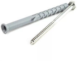  Állványrögzítő hosszú nylon dübel hlf. csavarral, PA 12x200 (15204012020007201000)