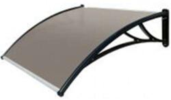  Polikarbonát előtető sötétített bronz 150 cm vízelvezető csatornával (G100150B)