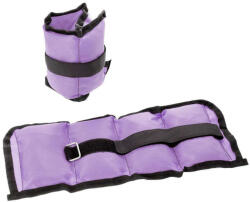 Springos csukló- és bokasúly, 2 x 0.5 kg, 2 darab, lila szín (FA0003)