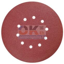 Dedra falcsiszolóhoz tépőzáras csiszolólap lyukakkal P180 5db 225mm (ded7749b5) (ded7749b5)