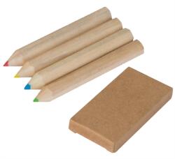  Színes ceruza készlet 4db-os MINI, kartondobozban 6 x 3, 2 x 0, 9 cm