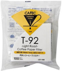 Cafec Light Roast papír szűrők 01-es méret 100 db