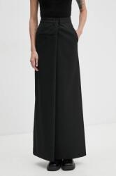 MM6 Maison Margiela szoknya fekete, maxi, egyenes, S62MI0025. M35227 - fekete 38