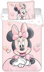 Minnie Disney Minnie Powder Pink gyerek ágyneműhuzat 100×135 cm, 40×60 cm