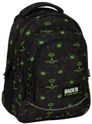 DERFORM BackUp ergonomikus iskolatáska hátizsák - Monster Green (PLB6X59)