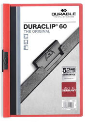 DURABLE Klipmappa DURABLE Duraswing A/4 30 lapig piros (230403) - papir-bolt