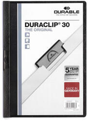 DURABLE Klipmappa DURABLE Duraclip A/4 30 lapig fekete (220001) - papir-bolt