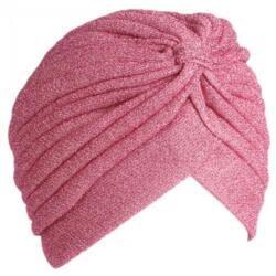HARAHU Șapcă cu turban strălucitor - roz KP7340