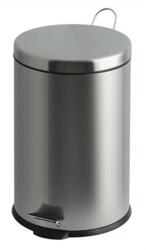 VEPA BINS Pedálos szemetes, fém, 30 l, VEPA BINS, króm (VB 222230 MATT) - mystock