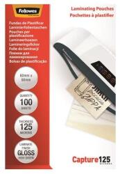 Fellowes Meleglamináló fólia, 125 mikron, 60x90 mm, fényes, 100 db, FELLOWES (5397402) - mystock