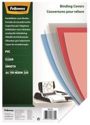 Fellowes Előlap, A4, 240mikron, FELLOWES, víztiszta, 100db/cs (53762) - mystock