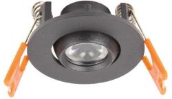 2R ANGEL EYE LED R03 3W 4000K kerek szpot mélysugárzó fekete (L090706744) - mystock