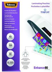 Fellowes Meleglamináló fólia, 80 mikron, A5, fényes, 100 db, FELLOWES (5306002) - mystock