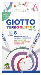 GIOTTO Filctoll GIOTTO Turbo Glitter csillámos pasztel 8db-os készlet (426300)
