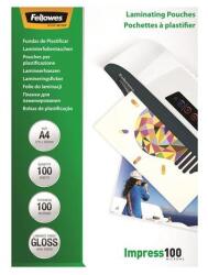 Fellowes Meleglamináló fólia, 100 mikron, A4, fényes, 100 db, FELLOWES (5351111) - mystock