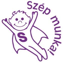 Colop Bélyegző, motivációs, Szép munka! , COLOP "N43-kék", lila (14031803-4301)