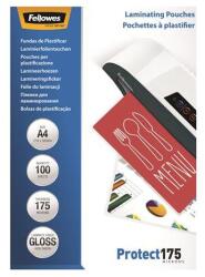 Fellowes Meleglamináló fólia, 175 mikron, A4, fényes, 100 db, FELLOWES (5308703) - mystock