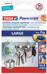 tesa 58000 Powerstrips 50x20 mm 10 db kétoldalas ragasztócsík (58000-00132-20)