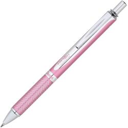 Pentel Rollertoll 0, 35mm, fém rózsaszín test, Pentel Energel BL407P-A, írásszín kék (BL407P-A) - mystock