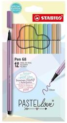 STABILO Filctoll STABILO Pen 68 Pastellove 1mm 12db-os készlet (6812-7-7)