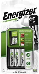 Energizer Elemtöltő, AA ceruza/AAA mikro, 4x2000 mAh AA, ENERGIZER "Maxi (NZRCX002) - mystock