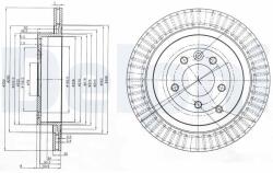 DELPHI féktárcsa DELPHI BG3925C (BG3925C)