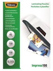 Fellowes Meleglamináló fólia, 100 mikron, A5, fényes, 100 db, FELLOWES (5351002) - mystock
