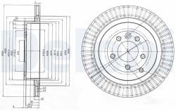 DELPHI Disc frana DELPHI BG3925C - centralcar