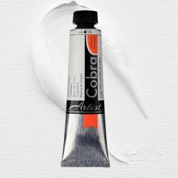 Talens Cobra vizes olajfesték, 40 ml - 105, titanium white