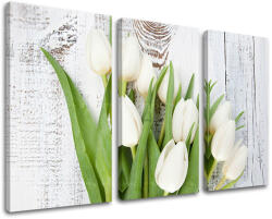  3 részes falfestmény FLOWERS KV036E30