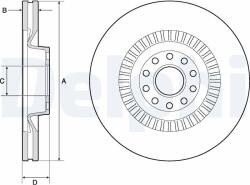 DELPHI Disc frana DELPHI BG9957 - centralcar