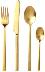 Bitz 4 személyes evőeszközkészlet Mat Gold 16 db - sárga Univerzális méret
