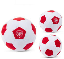 Arsenal FC plüss labda - piros-fehér színben és csapatlogóval