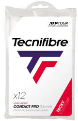 Tecnifibre Pro Contact fehér (12 db) fedőgrip