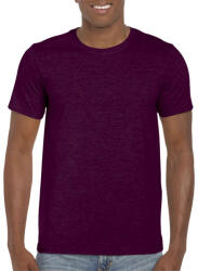 Gildan 100% pamut uniszex környakas rövidujjú póló - gesztenye (gi64000maroon)