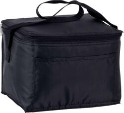 Kimood mini hűtőtáska zsebbel - fekete (ki0345black)