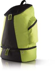 Kimood sport hátizsák megerősített poliészter - lime/fekete (ki0102lime)