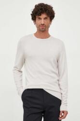 Calvin Klein gyapjú pulóver könnyű, férfi, bézs - bézs XL