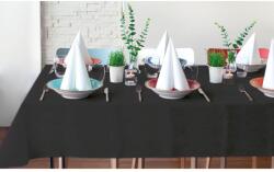 Pack Service Airspun víztaszító nemszőtt textil asztalterítő 140 x 240 cm fekete