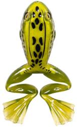 Live Target Broasca siliconica LIVETARGETFREESTYLE FROG UNRIGGED 7.5cm, Moss/Yellow (F1.LT.FSF75T1034)