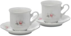 Thun Serviciu cafea portelan 6 persoane 95 ml, Thun Constance decor floral - CSSCF-12 (8590436713756)