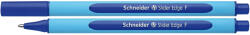 Schneider Pix SCHNEIDER Slider Edge F, rubber grip, varf fin - scriere albastra (S-152003) - siscom-papetarie