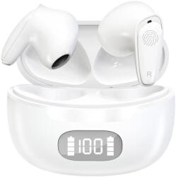 AudiSound Aparate auditive digitale reincarcabile D29B Pro White, cu filtru anti-suierat, procesor cu 16 canale, culoare alb