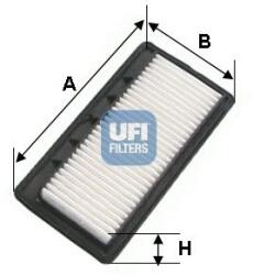 UFI légszűrő UFI 30.538. 00 (30.538.00) - ktkautoparts