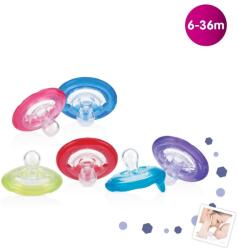 Nuby Natural Flex cseresznye alakú cumi, 6-36 hó