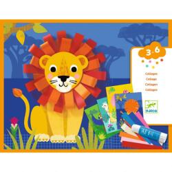 DJECO Atelier creativ de colaj - Animale cu bucle (DJ09868)