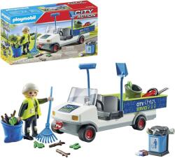 Playmobil Maturator de strazi cu vehicul (PM71433)