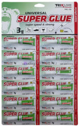 Trixline BC Univerzális folyékony Super Glue pillanatragasztó 3g